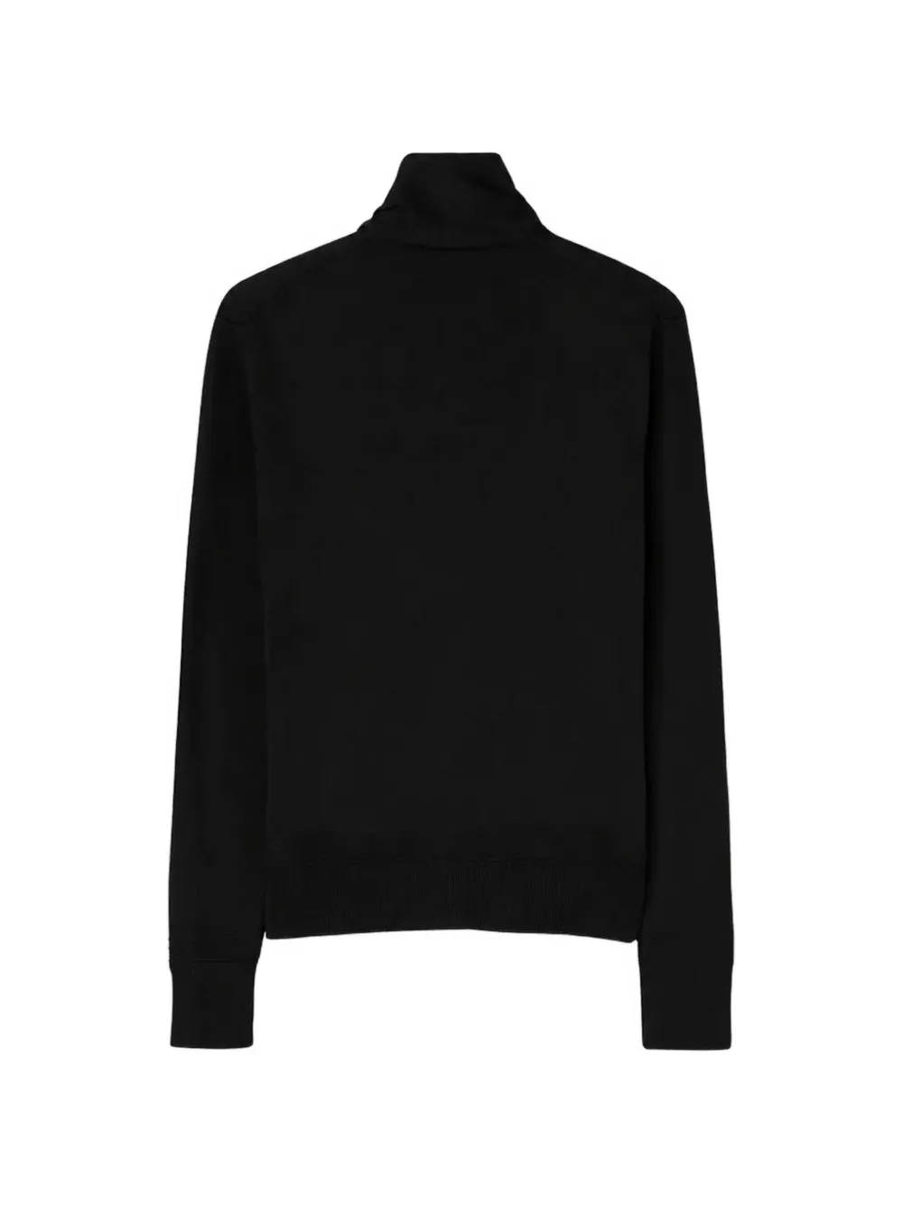 RETORI Button-up vest met sjaaldetail Zwart
