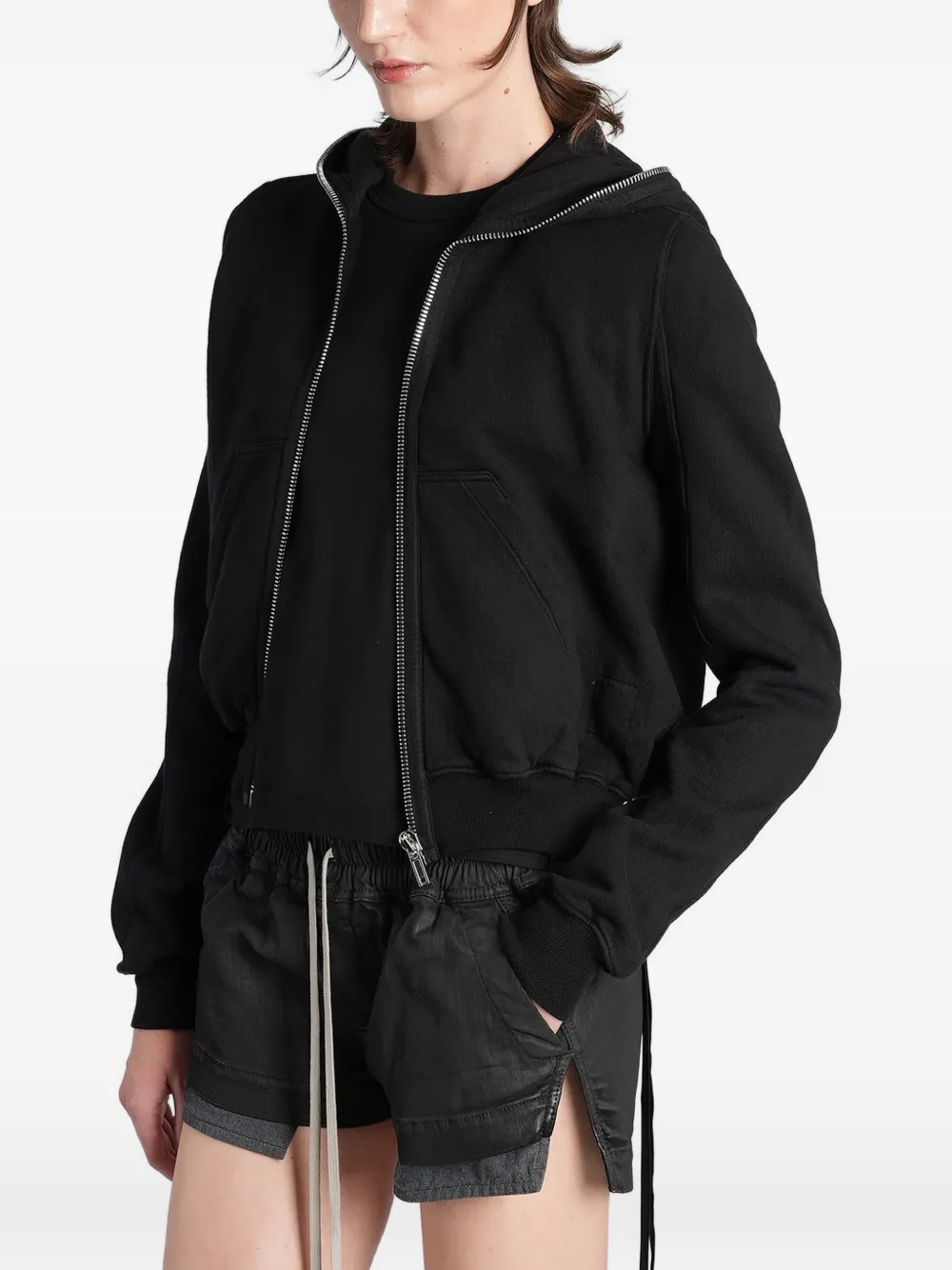 Rick Owens DRKSHDW Hoodie met trekkoord Zwart