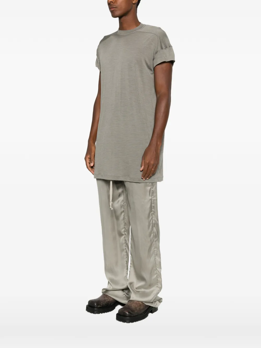 Rick Owens Lang T-shirt Grijs