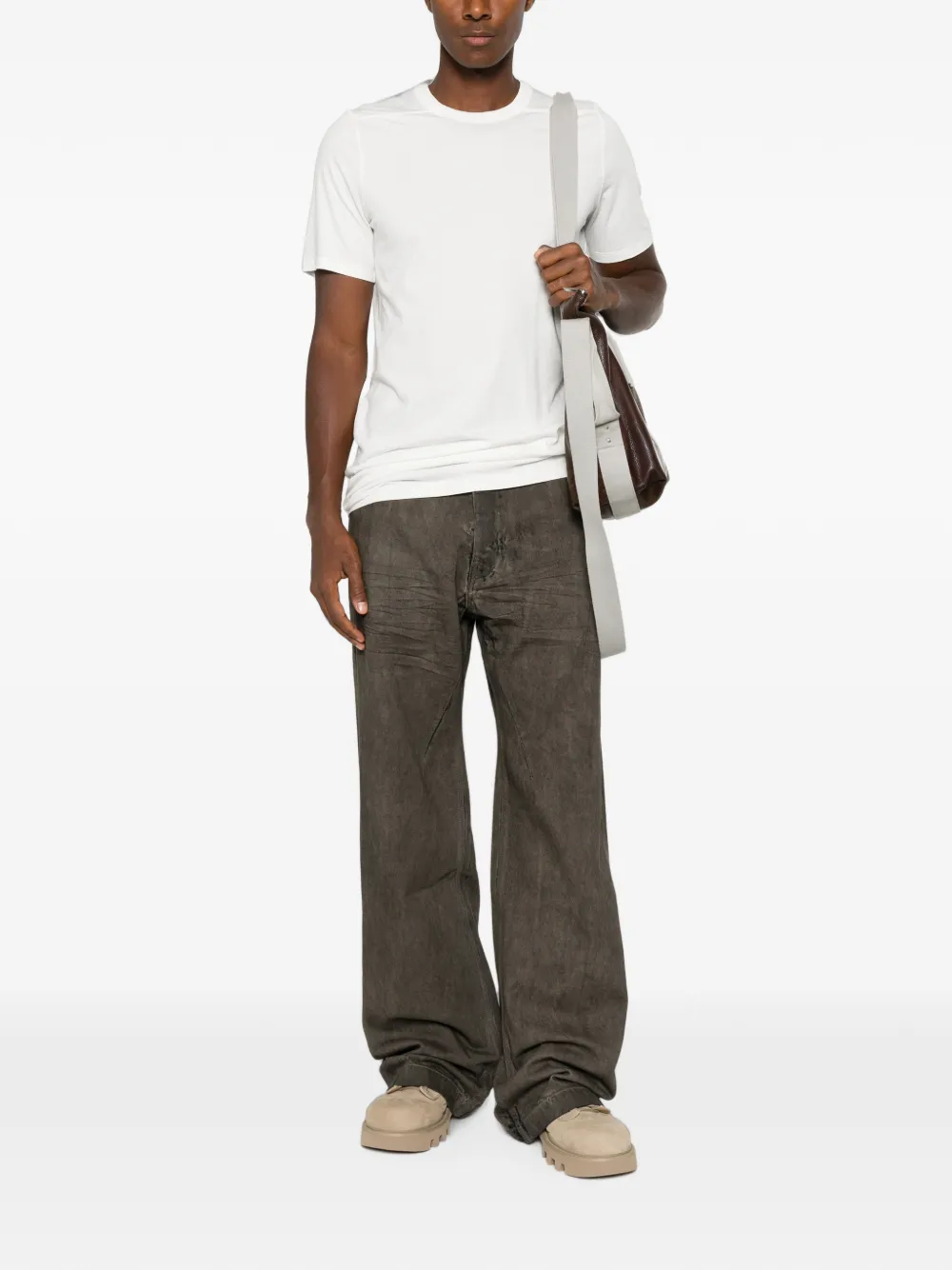 Rick Owens T-shirt met ronde hals Wit