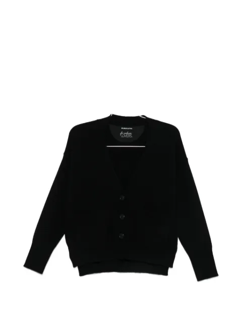Purotatto V-neck patch-pocket cardigan