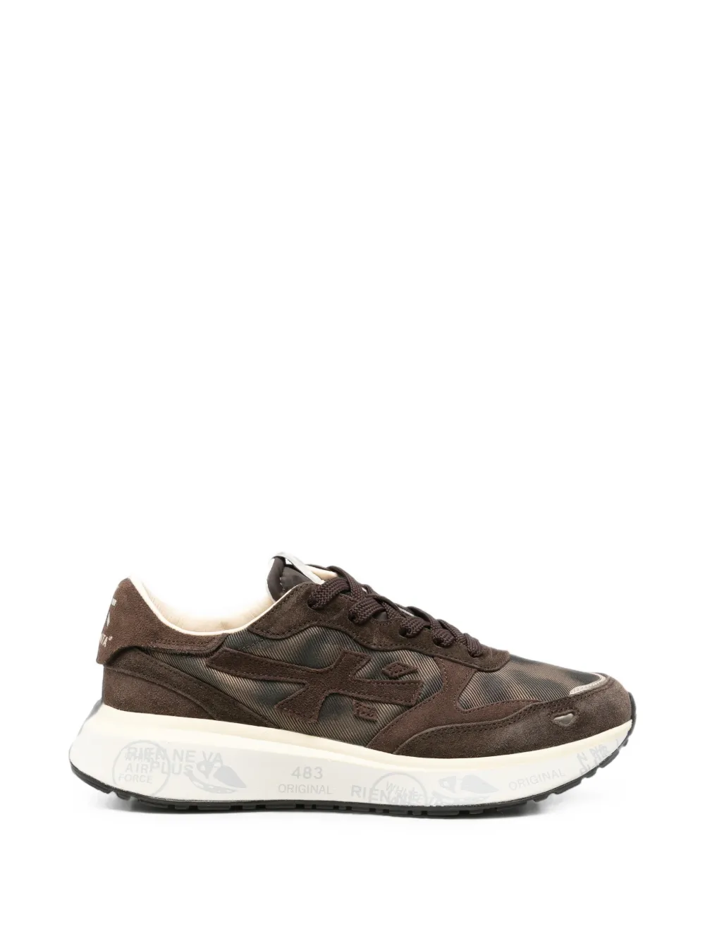 Premiata Lauryn panelled sneakers - Marron Premiata Lauryn panelled sneakers - Marron