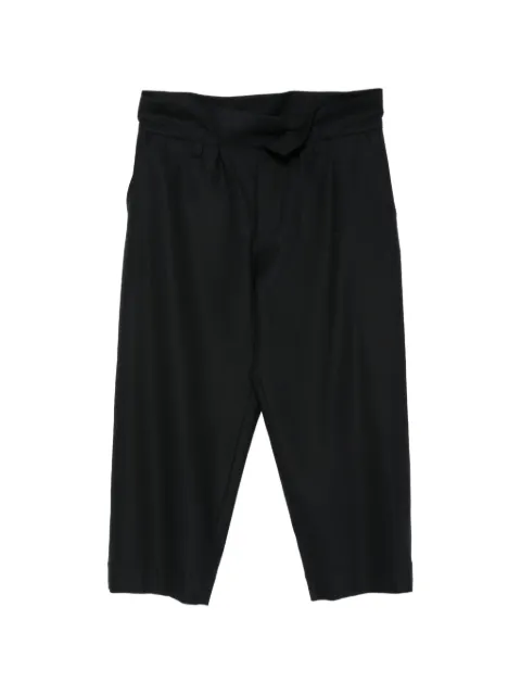Plan C belt-loops palazzo pants