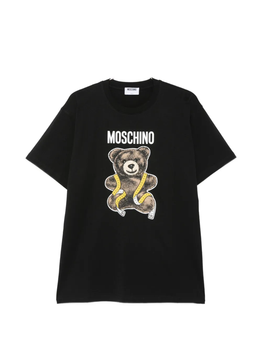 Moschino Teddy Bear logo-print T-shirt - Nero