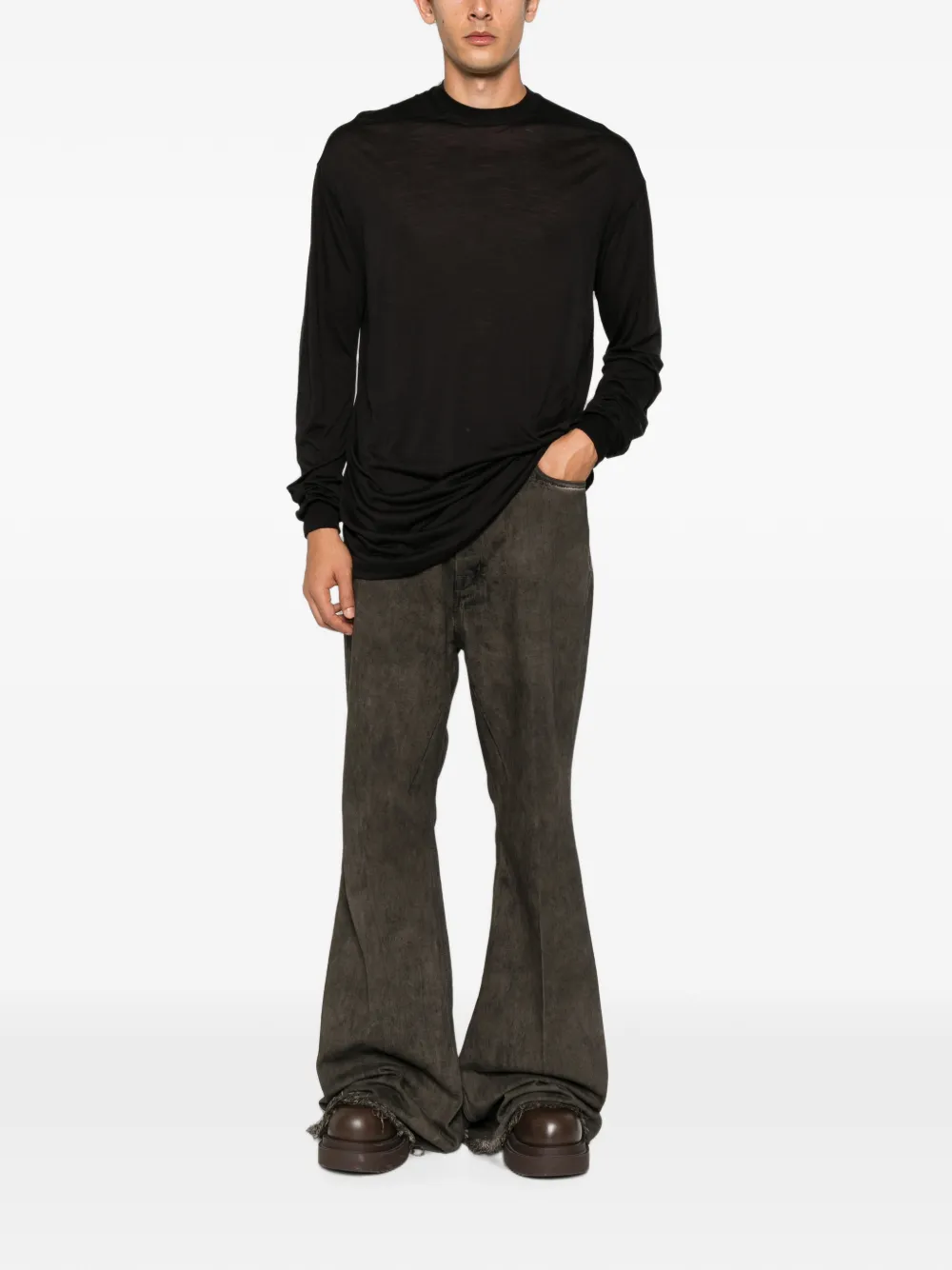 Rick Owens Rick trui met lange mouwen Grijs