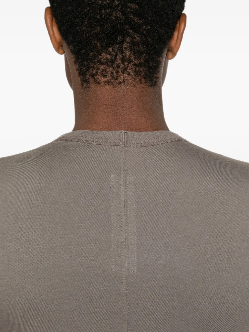 Rick Owens T-shirt met afwerking Grijs