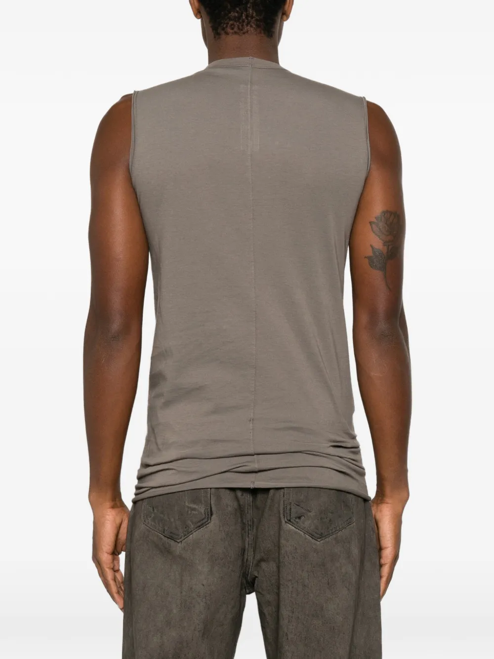 Rick Owens T-shirt met afwerking Grijs