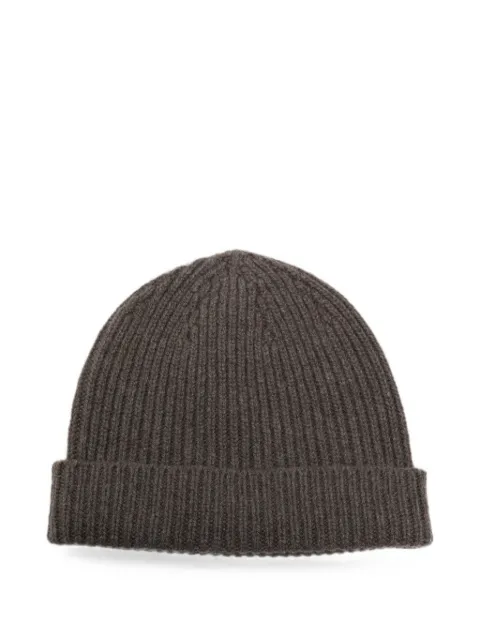 Rick Owens ribbed-knit beanie hat