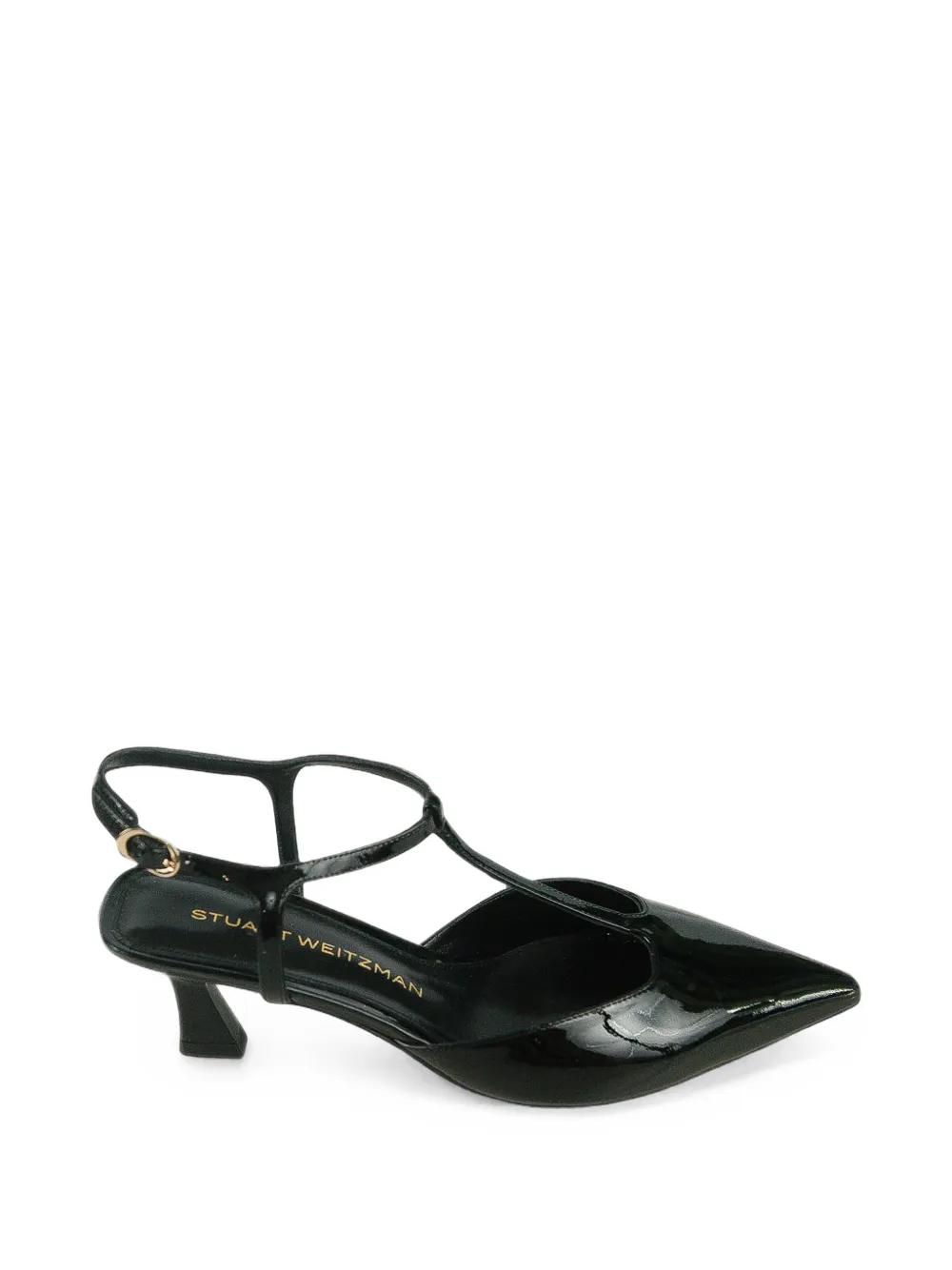 Stuart Weitzman Vinnie T-strap sandals Zwart