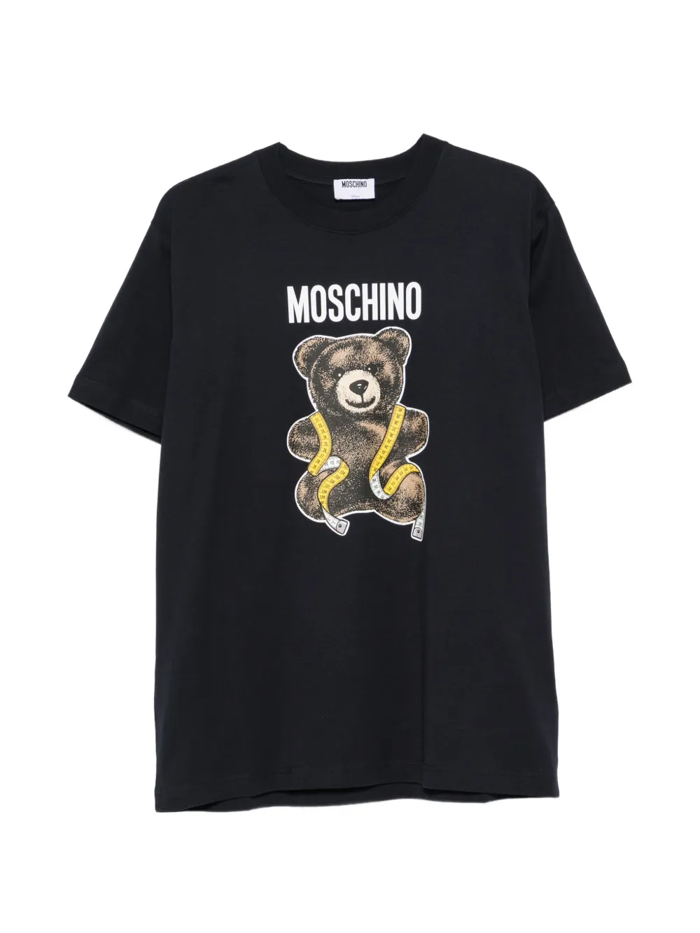 Moschino Teddy Bear logo-print T-shirt - Blu