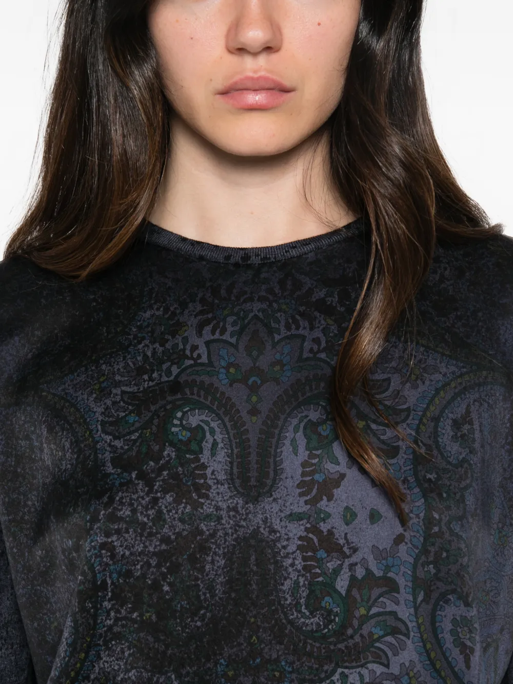 Avant Toi Trui met paisley-print Blauw