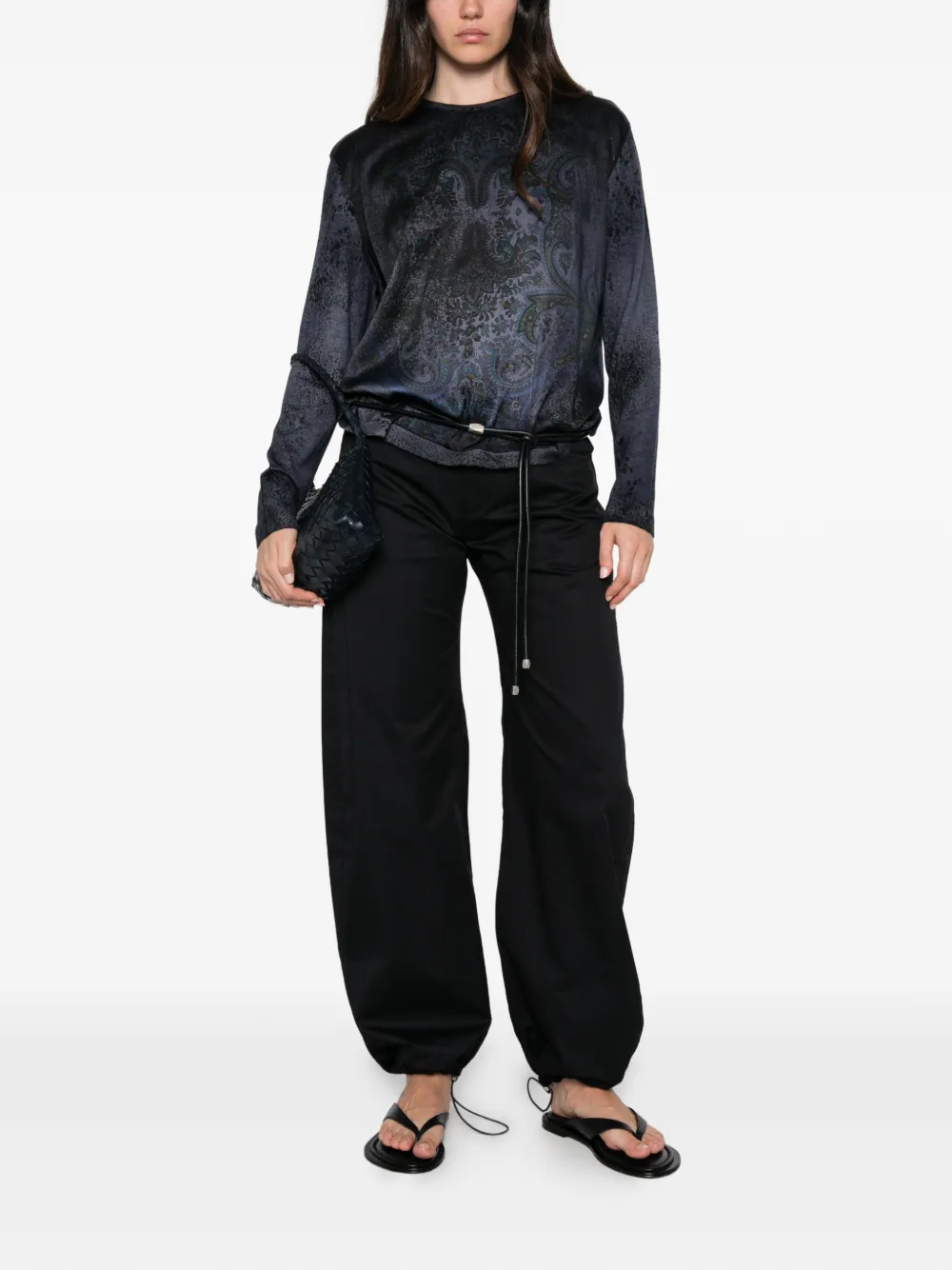 Avant Toi Trui met paisley-print Blauw