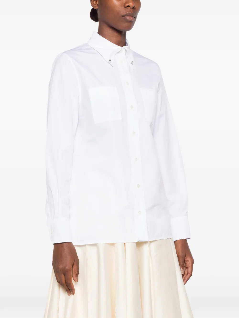 Lanvin Overhemd met borstzak Wit