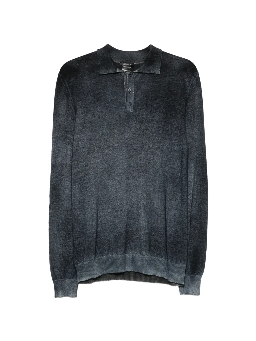 Avant Toi faded-effect polo shirt