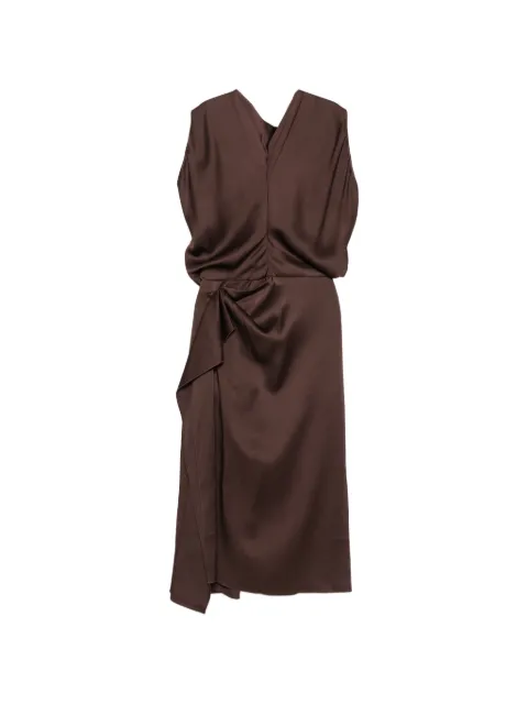 Lanvin draped sleeveless dress