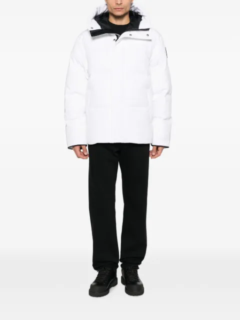 Canada Goose logo-patch coat