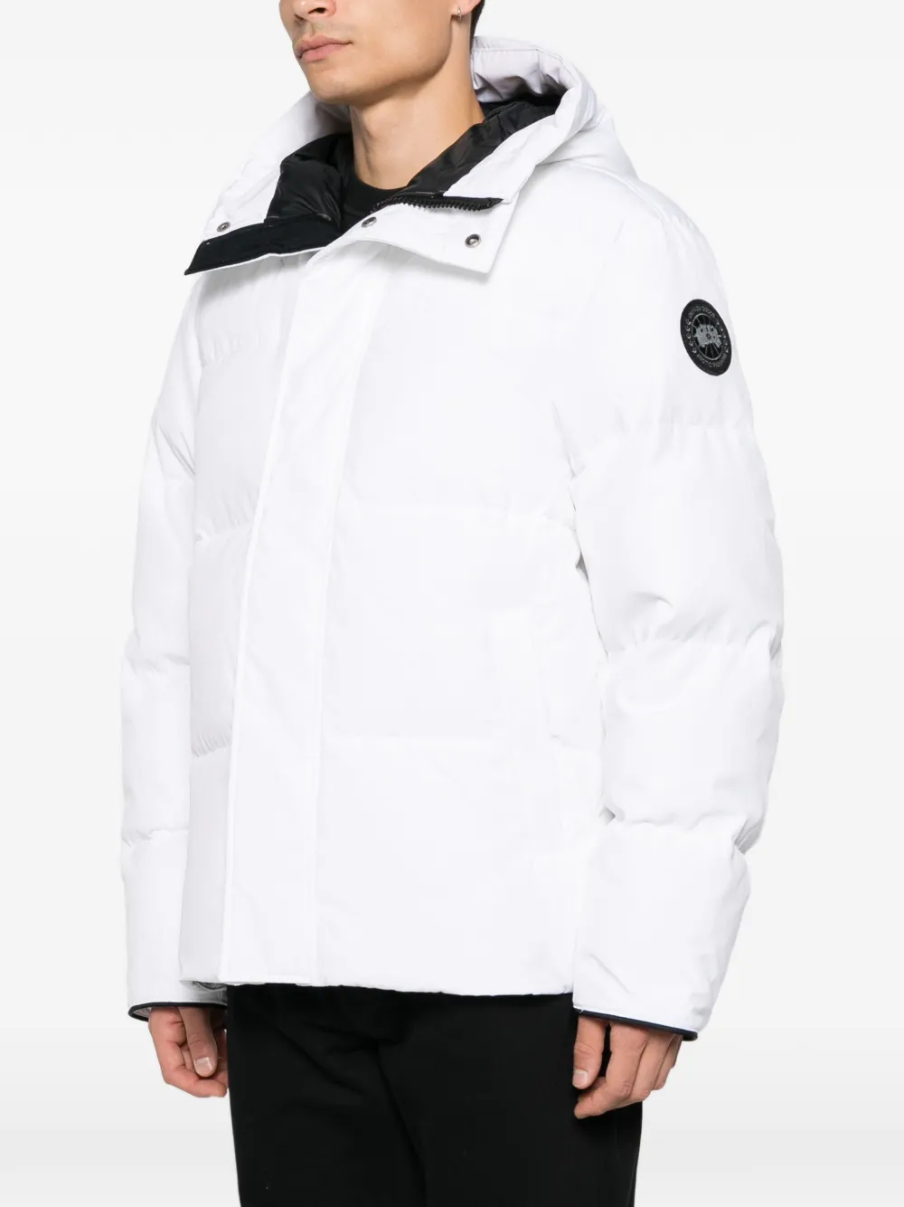 Canada Goose Jas met logopatch Wit
