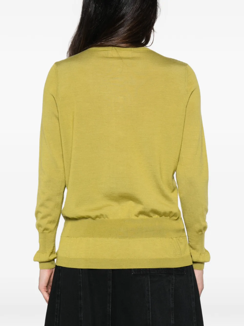 Plan C Button-up vest Groen