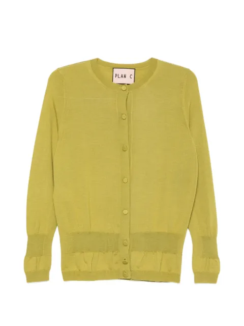 Plan C button-up knit cardigan