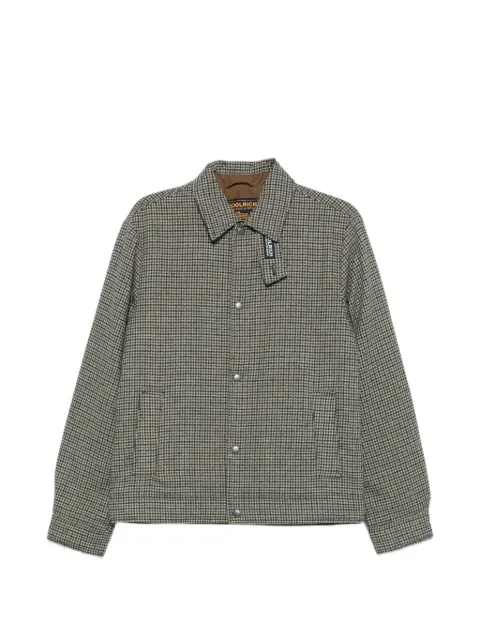 Woolrich houndstooth wool jacket