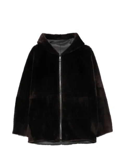 Simonetta Ravizza Bart hooded shearling jacket