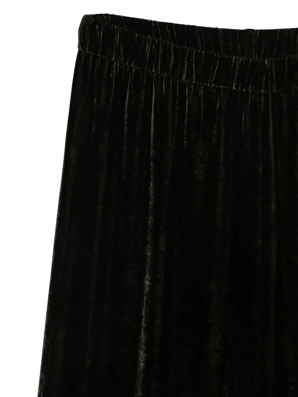 Avant Toi Fluwelen elastische broek Groen