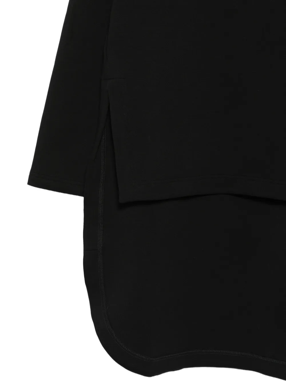 Plan C Sweater met zijsplit Zwart
