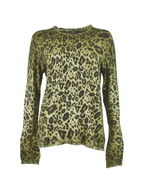 Avant Toi leopard-print sweater