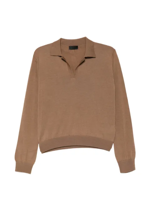 DONDUP long-sleeve polo sweater