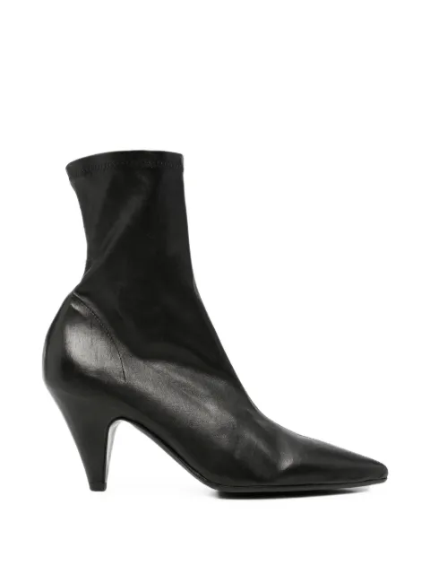 Del Carlo pointed-toe cone-heel ankle boots