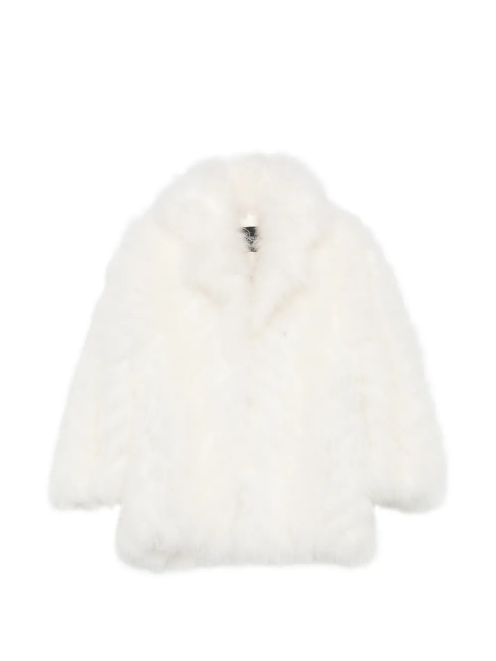 Simonetta Ravizza Vincent faux-fur notch-lapel coat