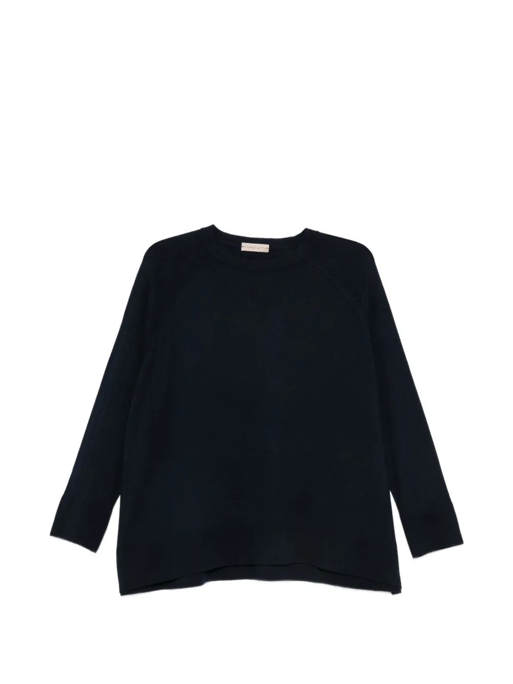 Purotatto raglan-sleeve sweater