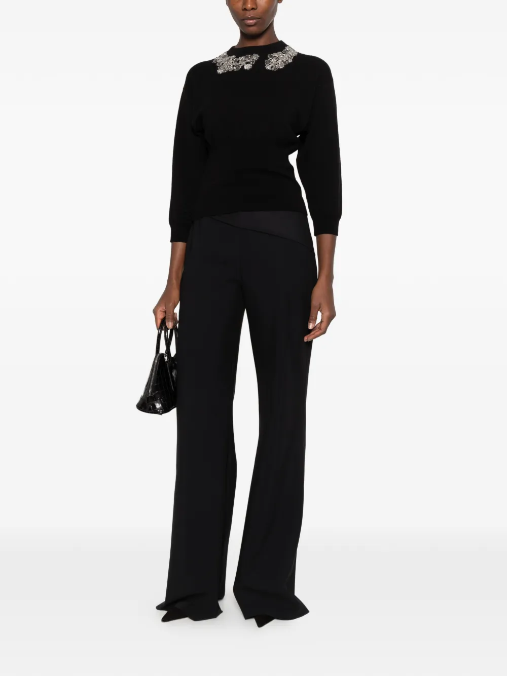 CHIARA BONI La Petite Robe Straight broek Zwart