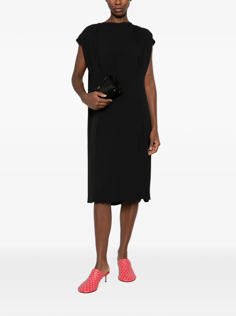 Lanvin Jurk met strik-detail Zwart