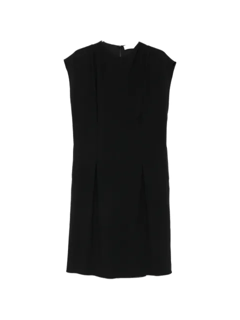 Lanvin bow-detail pleated midi dress