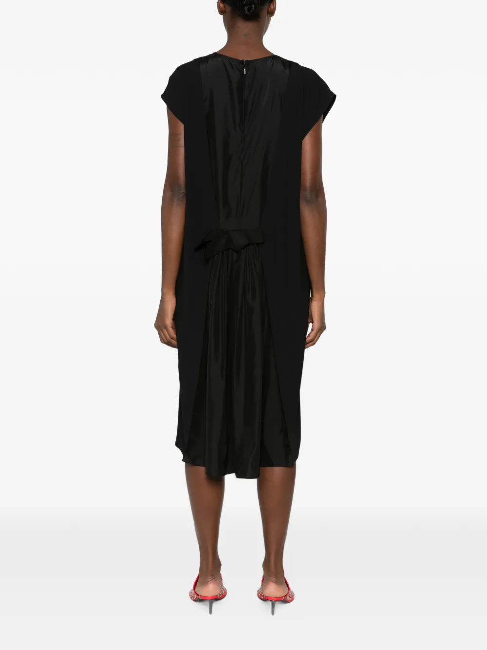 Lanvin Jurk met strik-detail Zwart