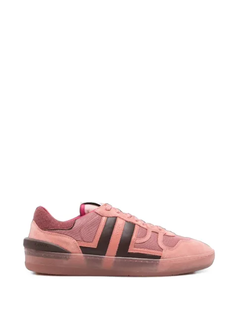 Lanvin paneled mesh-insert sneakers