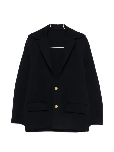 sacai hooded gold-tone button blazer