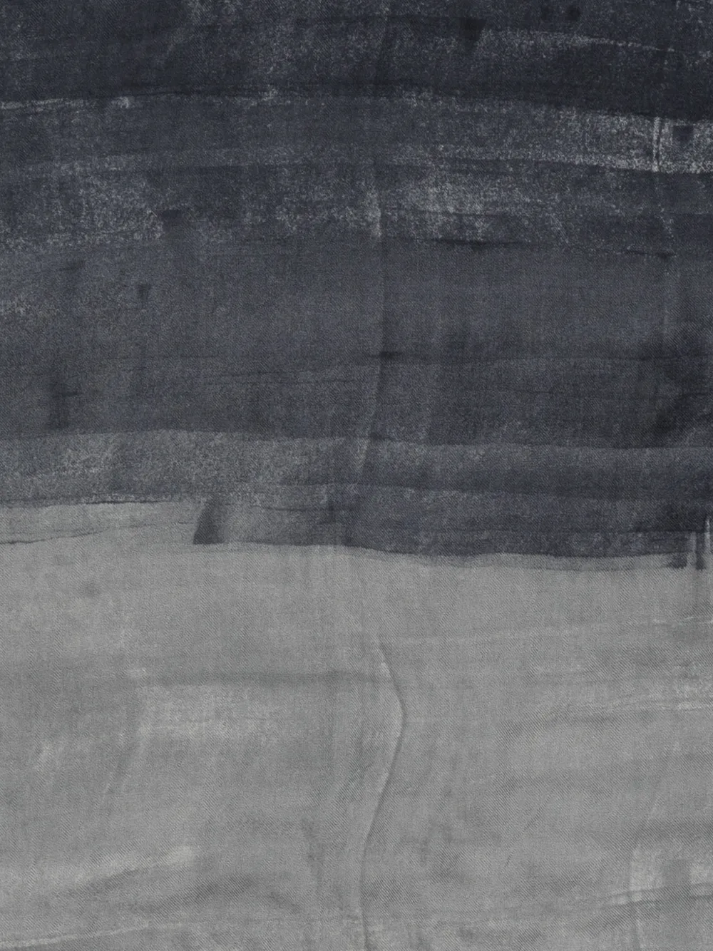 Avant Toi Sjaal met abstracte print Zwart