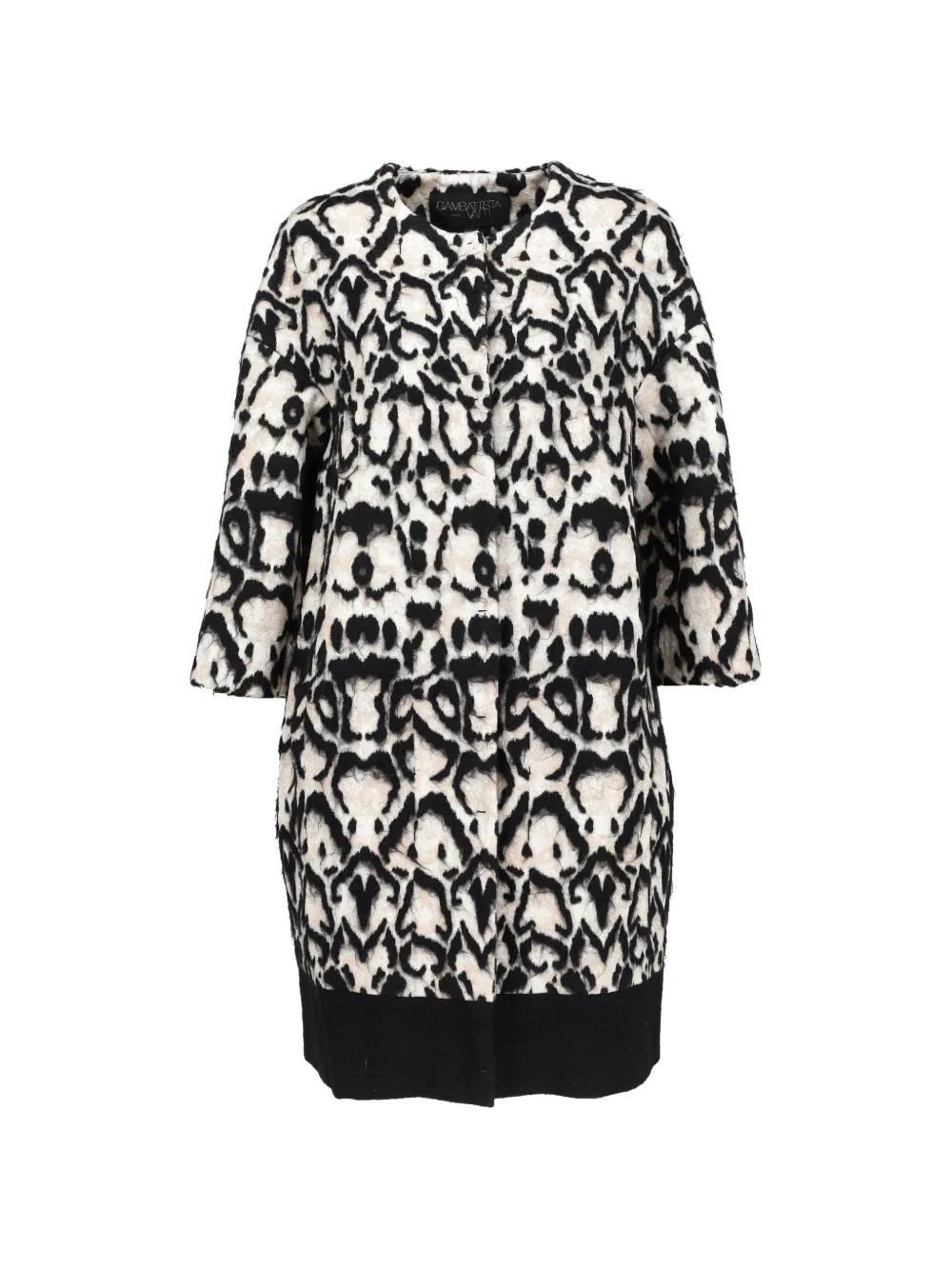 Giambattista Valli Vintage animal-print coat - White