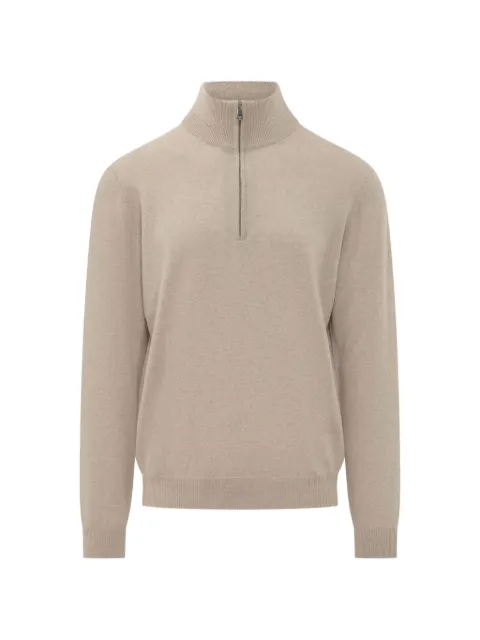 Malo half-zip cashmere jumper