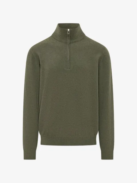 Malo quarter-zip cashmere sweater