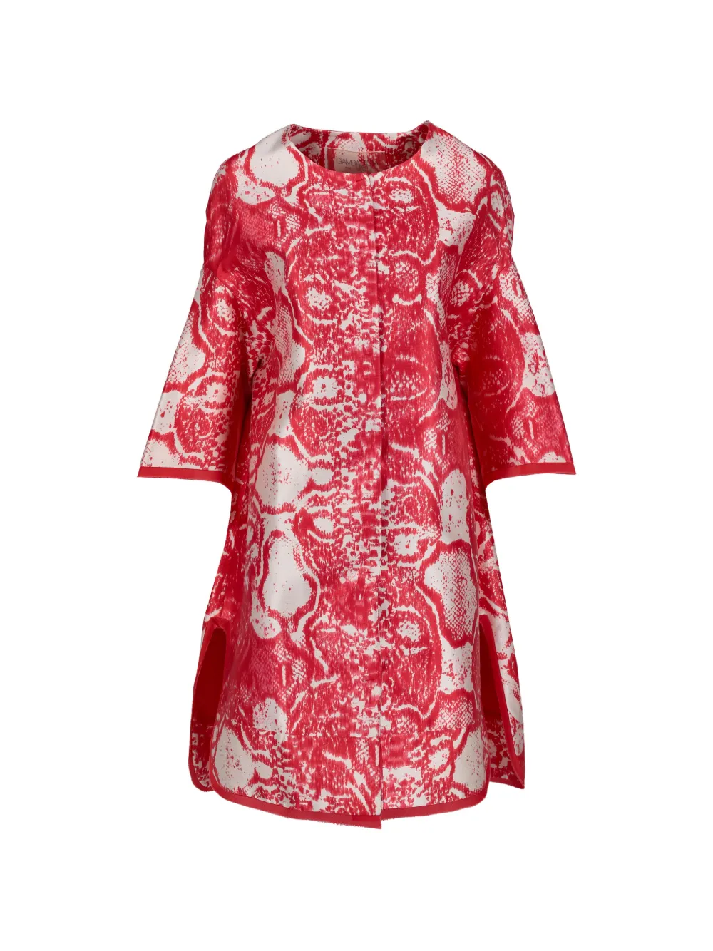 Giambattista Valli Vintage snake-print coat - Rot
