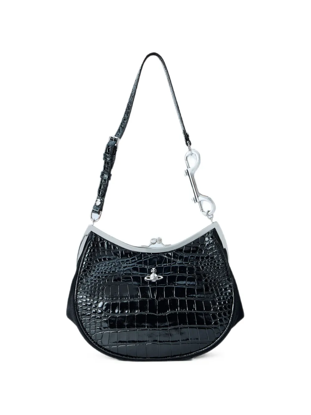 Vivienne Westwood leather clutch bag - Nero