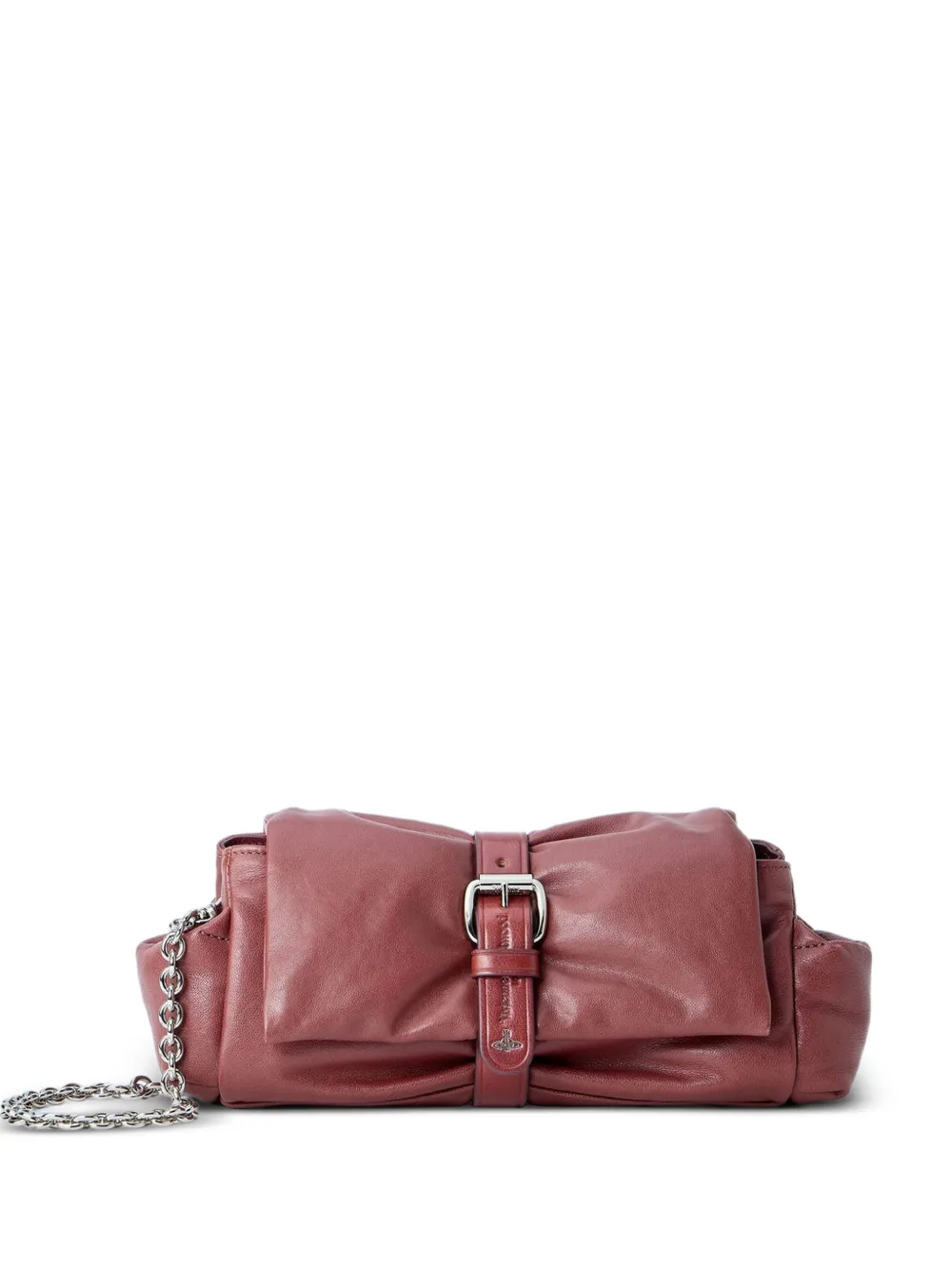 Vivienne Westwood Hazel Treasure buckle-detail clutch bag - Rosso