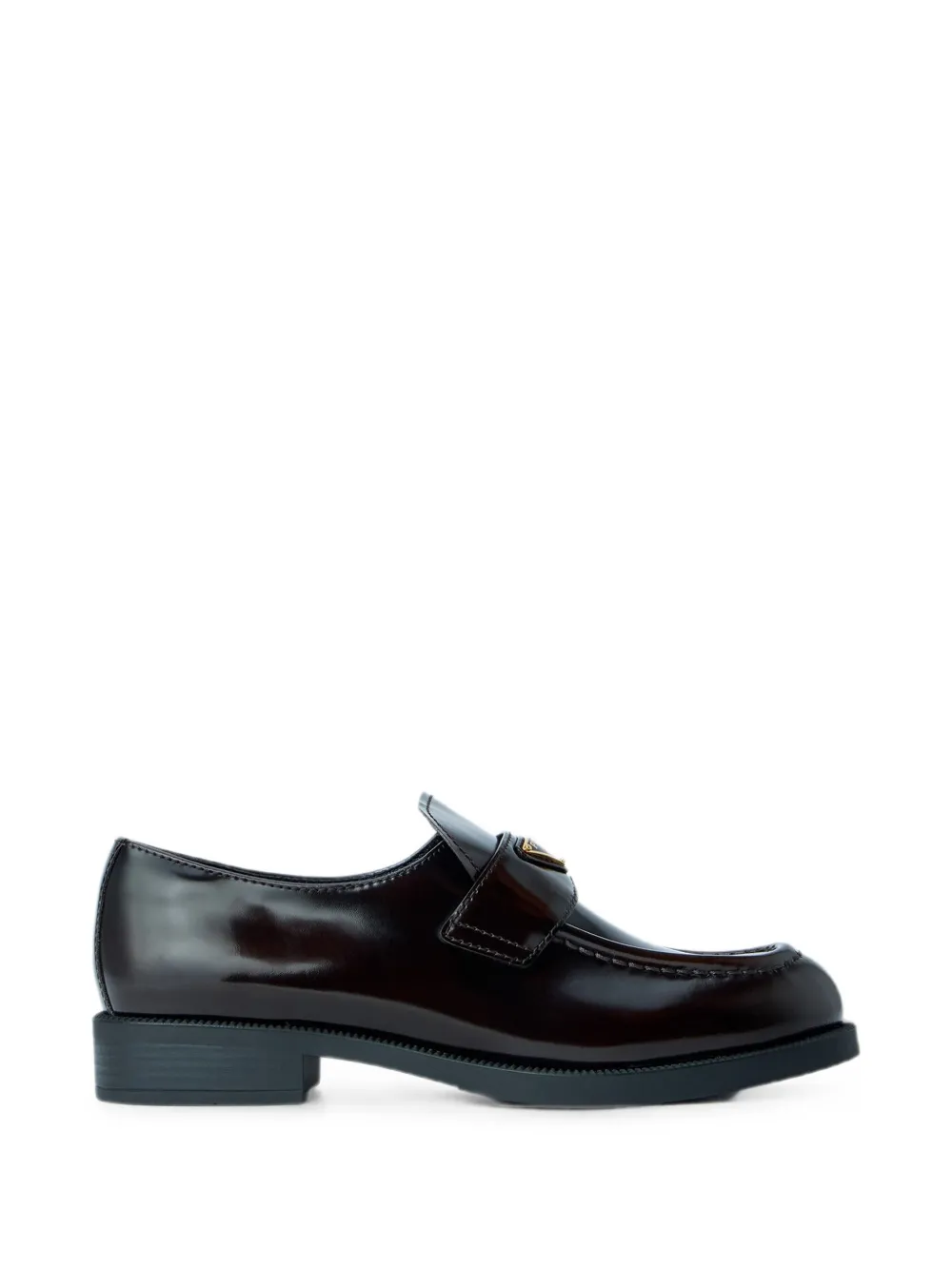 Prada logo-plaque penny loafers Bruin