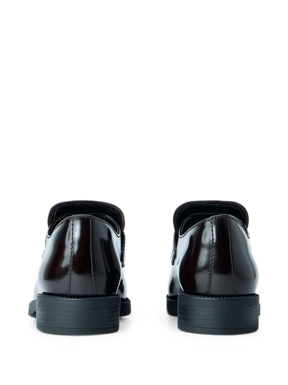 Prada logo-plaque penny loafers Bruin