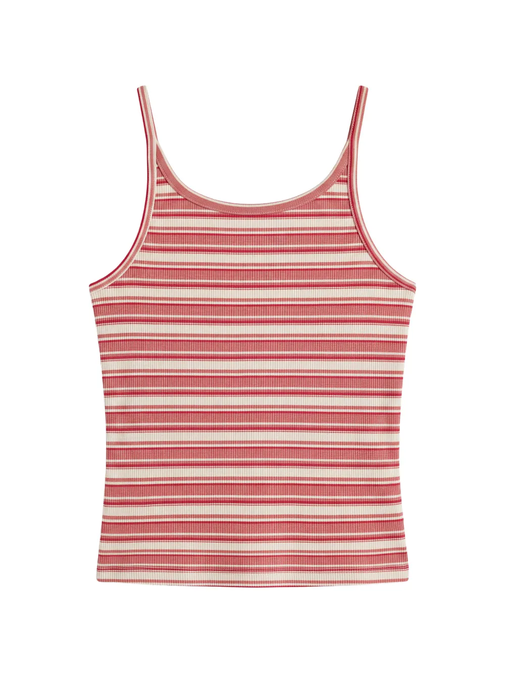Reformation Calie striped ribbed tank top