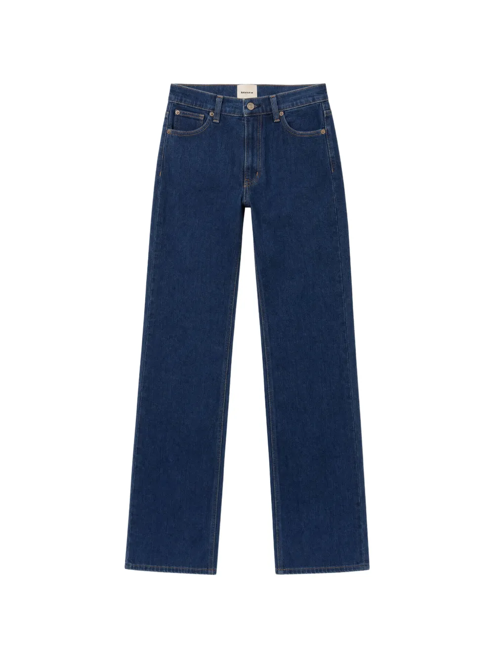 Reformation Elton straight-leg jeans Blauw
