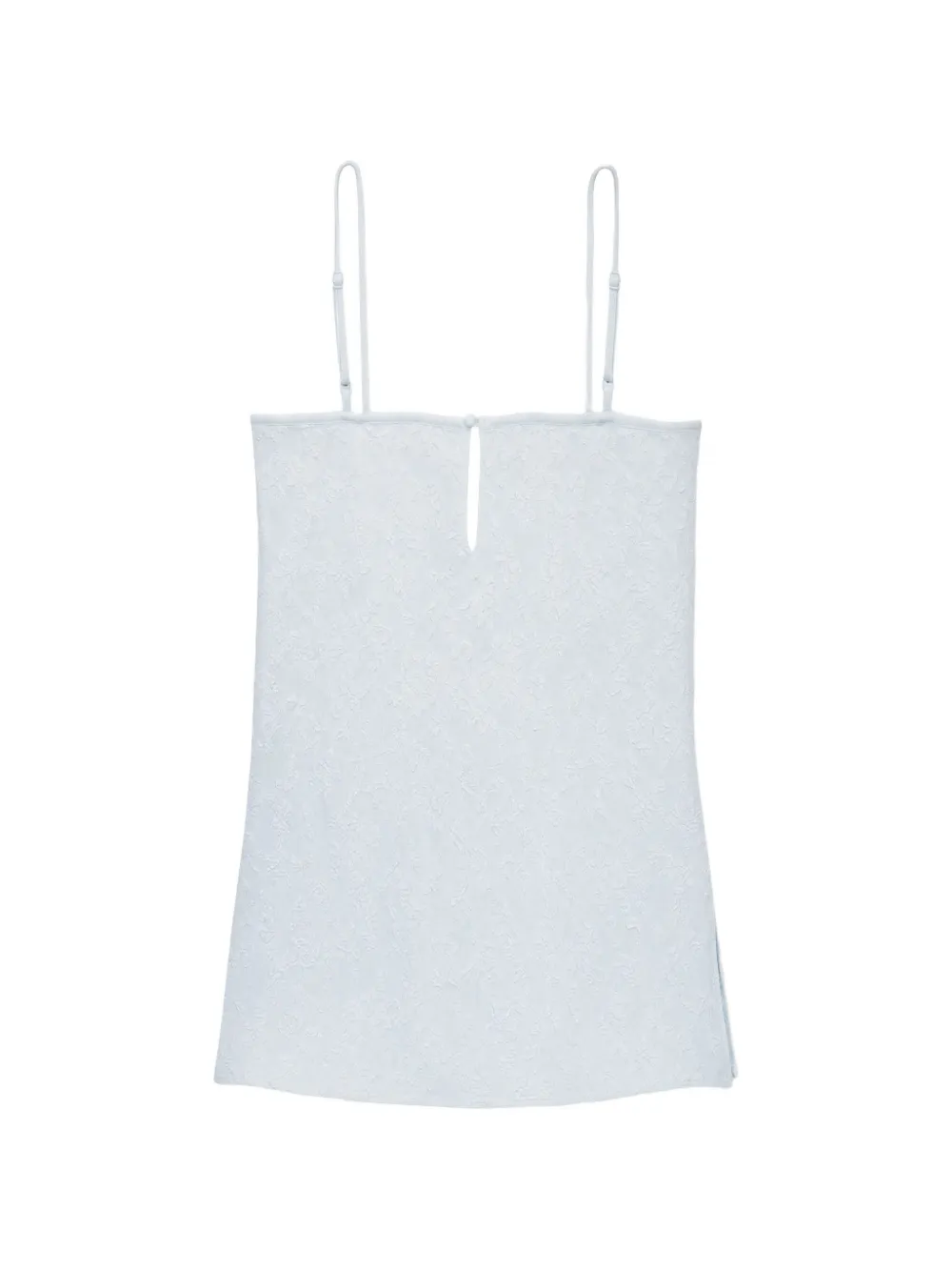 Reformation Ines floral-lace top Blauw